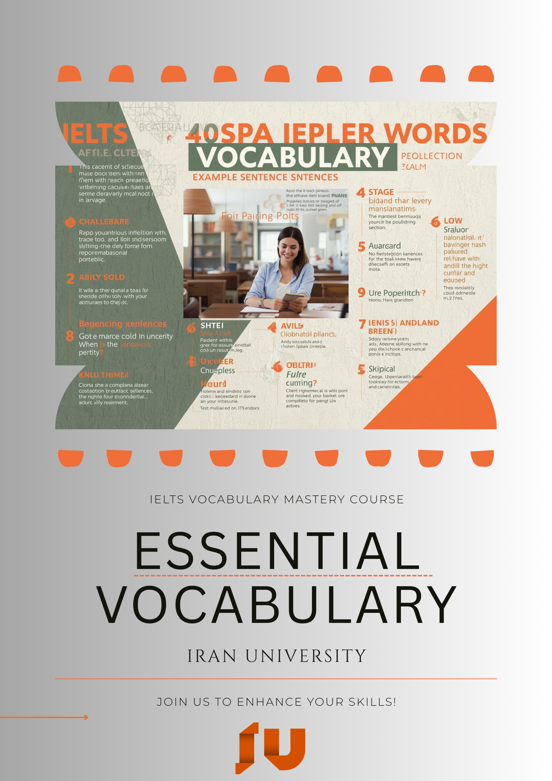 پوستر آموزشی: Essential Vocabulary