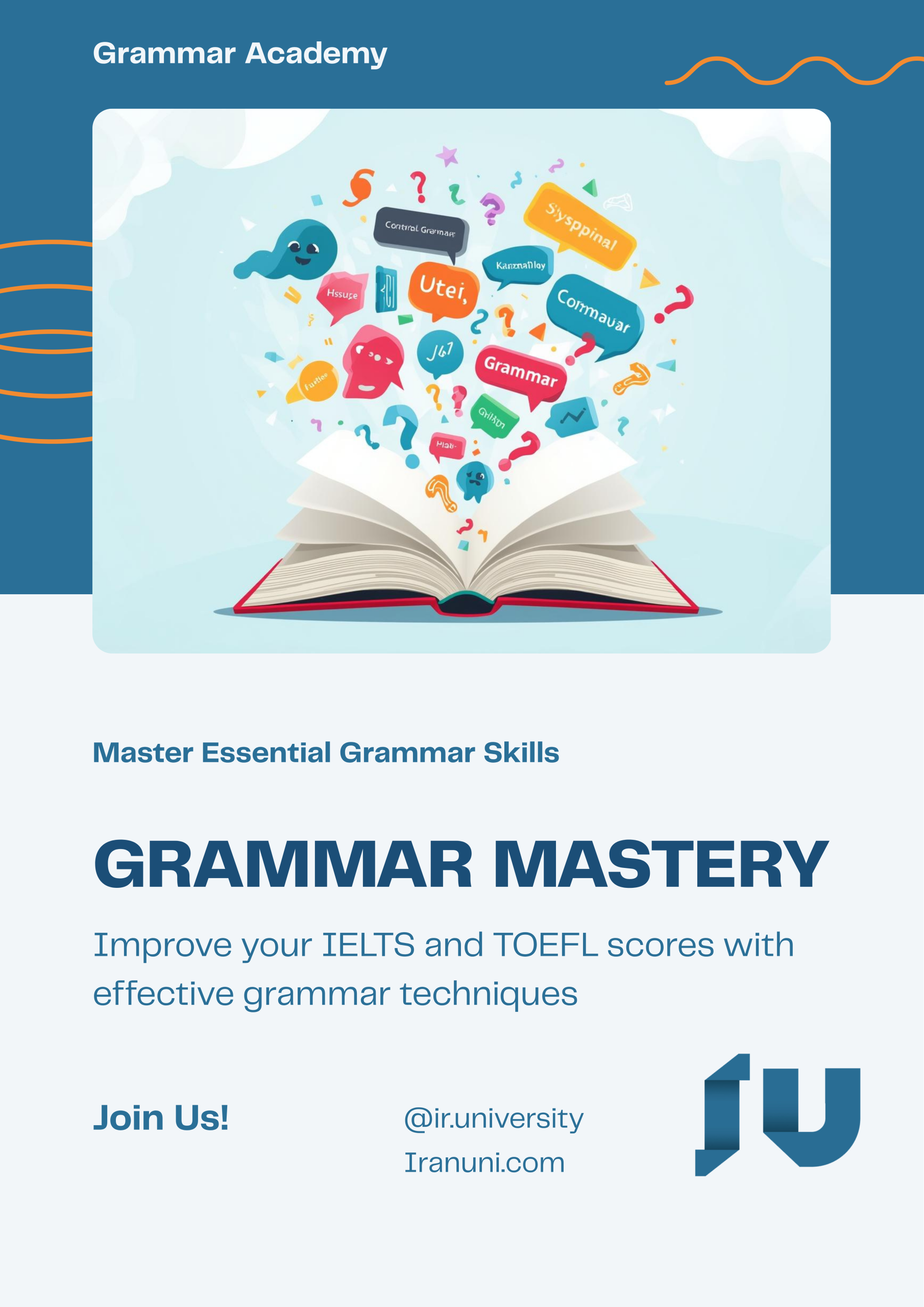 پوستر آموزشی: Grammar Mastery